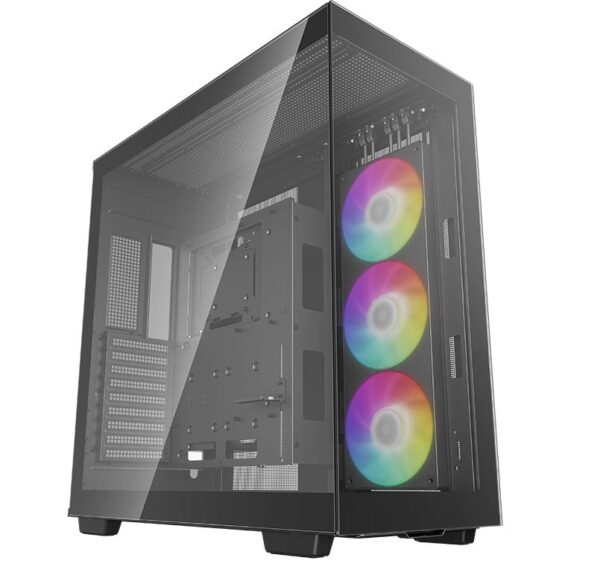 DeepCool CH780 Panoramic Tempered Glass ATX Case, 1 x Pre-Installed Fans, GPU up to 480mm, USB3.0Ã—4, AudioÃ—1, Type-CÃ—1