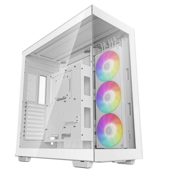 DeepCool CH780 White Panoramic Tempered Glass ATX Case, 1 x Pre-Installed Fans, GPU up to 480mm, USB3.0Ã—4, AudioÃ—1, Type-CÃ—1