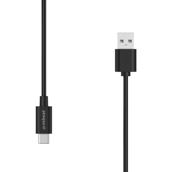 (LS) mbeatÂ® Prime 2m USB-C To USB Type-A 2.0 Charge And Sync Cable - High Quality/480Mbps/Fast Charging for Macbook Pro Google Chrome Samsung Galaxy H