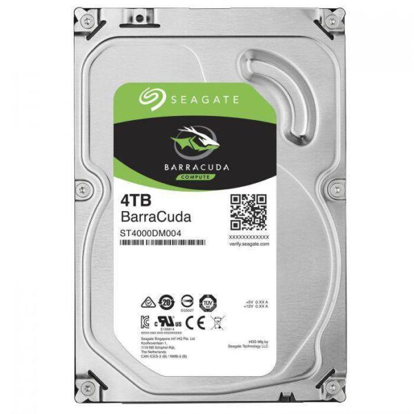 Seagate 4TB 3.5' Barracuda, 5400RPM SATA3 6Gb/s 256MB Cache HDD