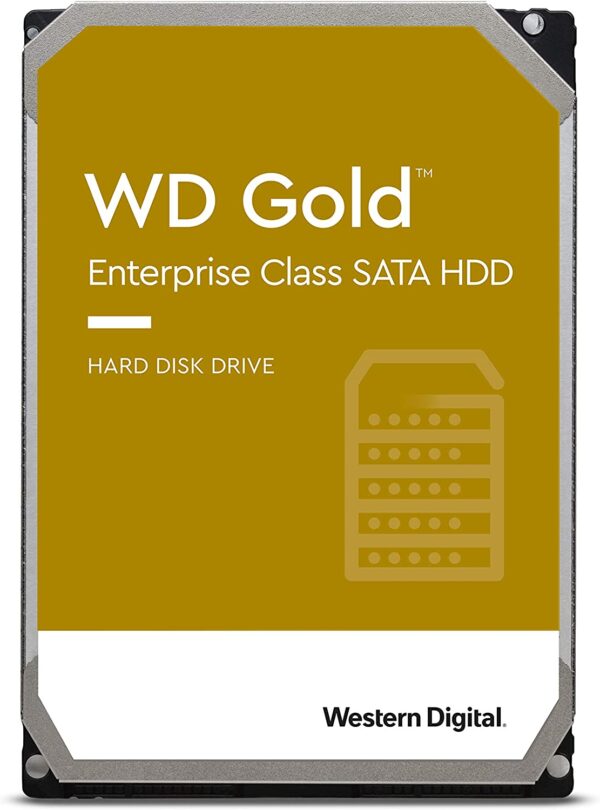 Western Digital Gold 16TB 3.5' Enterprise Class SATA 6 Gb/s HDD 7200 RPM Cache Size  512MB 5-Year Limited Warranty