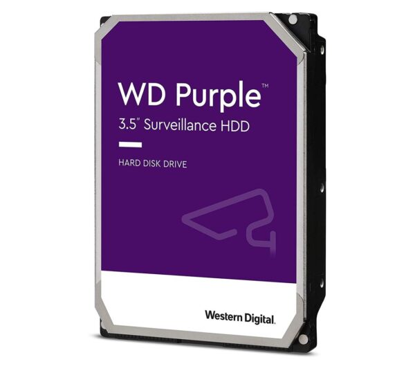 Western Digital WD Purple Pro 10TB 3.5' Surveillance HDD 7200RPM 256MB SATA3 265MB/s 550TBW 24x7 64 Cameras AV NVR DVR 2.5mil MTBF 5yrs (LS)