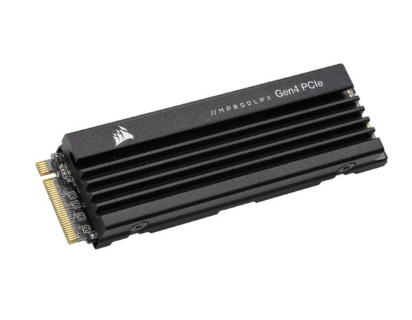 Corsair MP600 Pro LPX 2TB NVMe Gen4 SSD for PS5 - 7100/6800 MB/s 1400TBW 1.6M hrs MTBF AES 256-bit Encryption 5yrs