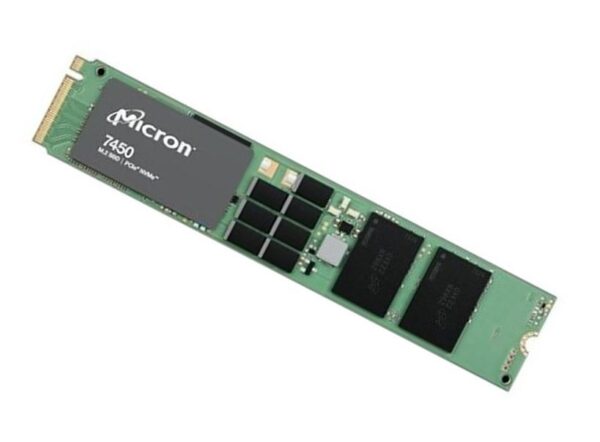 Micron 7450 Pro 3.84TB Gen4 NVMe Enterprise SSD M.2 5000/2500 MB/s R/W 735K/160K IOPS 25700TBW 1DWPD 2M hrs MTTF Server Data Centre 5yrs 1.92TB