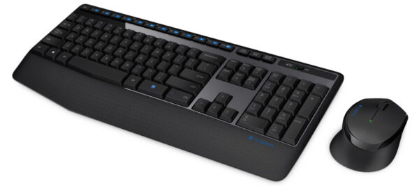 (LS) Logitech MK345 Wireless Keyboard & Mouse Combo Full Size 12 Media Key Long Battery Life Comfortable (LS 920-012926)