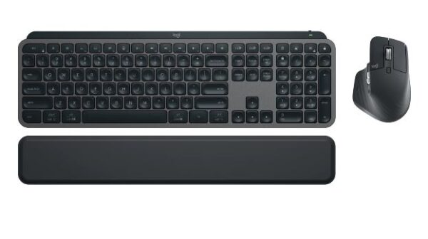 Logitech MX KEYS S COMBO Performance Combo: MX Master 3S, MX Keys S & MX Palm Rest 8000 DPI (Graphite)