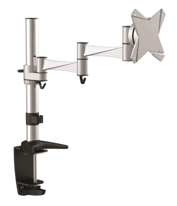 Astrotek Monitor Arm Desk Mount Height Adjustable Stand for Single LCD Display 23.8' 24' 27' 8kg 30Â° Tilt 180Â° Swivel 360Â° Pivot VESA 75x75 100x100