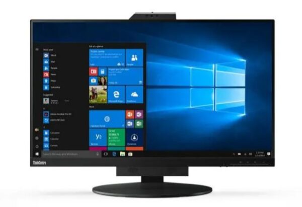 LENOVO ThinkCentre Tiny-in-One G5 27' 60Hz QHD Monitor 2560x1440 16:9 14ms Height Adjust Tilt Swivel Pivot HDMI DP USB3.1 Webcam Mic VESA 3YR WTY