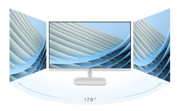 ViewSonic 24' Office Ultra Thin SuperClear IPS, 4ms 100hz, FHD, HDMI, VGA, 3.5 Audio, Multi-View, Eye Care, VESA 75m, Slim, 2432-H-W White Monitor (LS