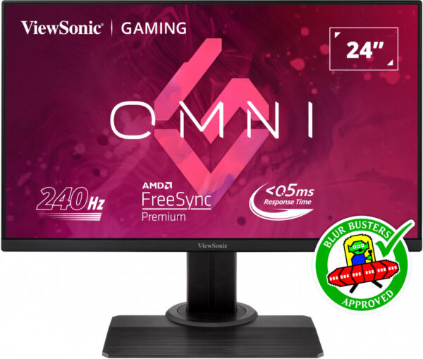 ViewSonic 24'' 240 Hz 0.5ms GTG, IPS FHD, HDR400, 350 cd/mÂ² , BLUR BUSTERS  2.0, FPS, RTS, MOBA Game mode, HAS, XG2431 Professional Gaming Monitor