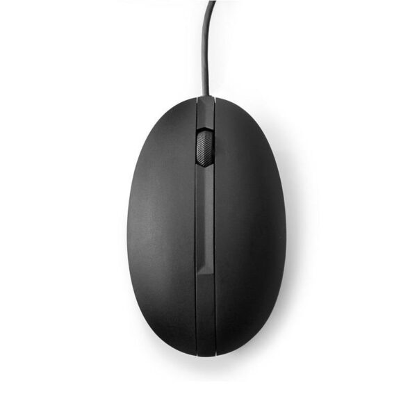 HP Wired Desktop 320M Mouse - 1000DPI,  Optical Red Sensor, USB, Cable Length 1800mm, System Requirement