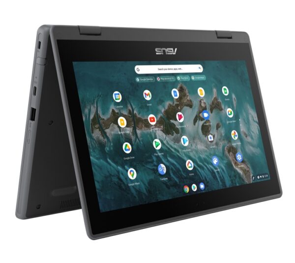 ASUS Chromebook Flip CR1 11.6'  2 in 1 Convertible  8MP & 720p Camera Pen Stylus,Touch Rugged Intel Celeron N4500 4GB 32GB Student Chrome OS WiFi6 1YR