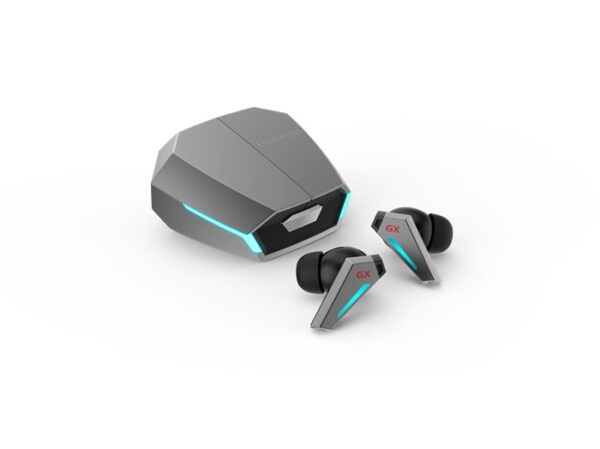 Edifier GX07 True Wireless Gaming Earbuds with Active Noise Cancellation with Dual Microphone, RGB Lighting, Wear Detection - Grey