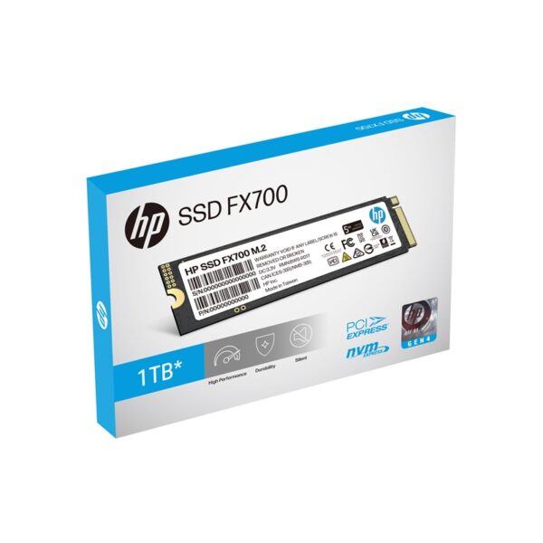 HP FX700 1TB PCIe Gen 4x4 M.2 NVMe 2.0 SSD 7200MB/s & 6200MB/s Low power consumption