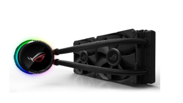 ASUS ROG Ryuo 240 All-In-One Liquid CPU Cooler, OLED, Aura Sync RGB, 240mm Radiator Fan