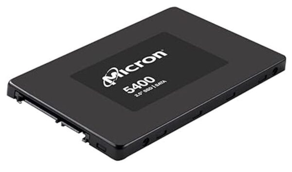 Micron 5400 MAX 1.92TB 2.5' SATA Enterprise SSD 540R/520W MB/s 95K/75K IOPS 17520TBW 5DWPD 3M hrs MTTF AES 256-bit encryption Server Data Centre 5yrs