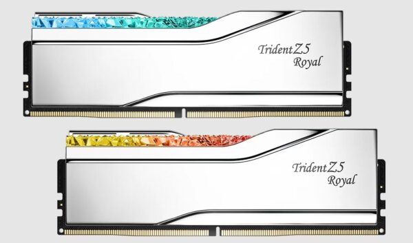 G.SKILL F5-6800J3445G16GX2-TR5S 32GB (2 x 16GB)/ XMP 3.0/DDR5 6800 MT/s/ Timings 34-45-45-108/ Voltage 1.40 V/ TZ5 Royal S