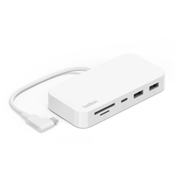 Belkin Connect USB-CÂ® 6-in-1 Multiport Hub with Mount, Thunderbolt 3, 10Gbps, 2x USB-A, USB-C, SD 3.0 & microSD card reader, Gigabit Ethernet