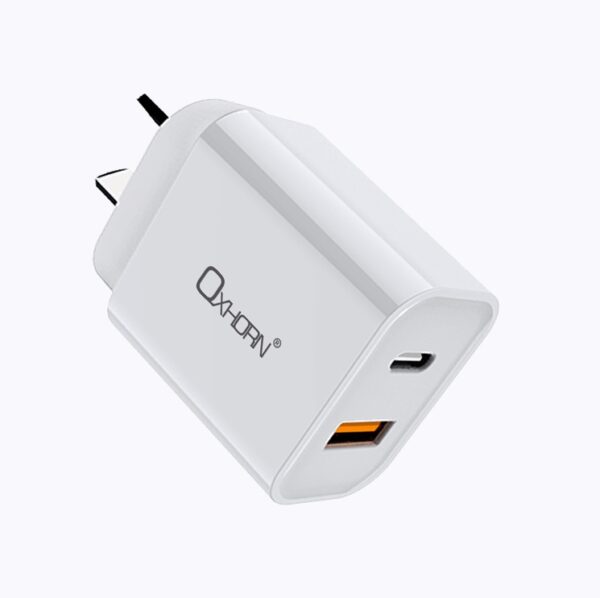 Oxhorn USB Type-C and Type-A 3.0 Quick Charge 20W Charger