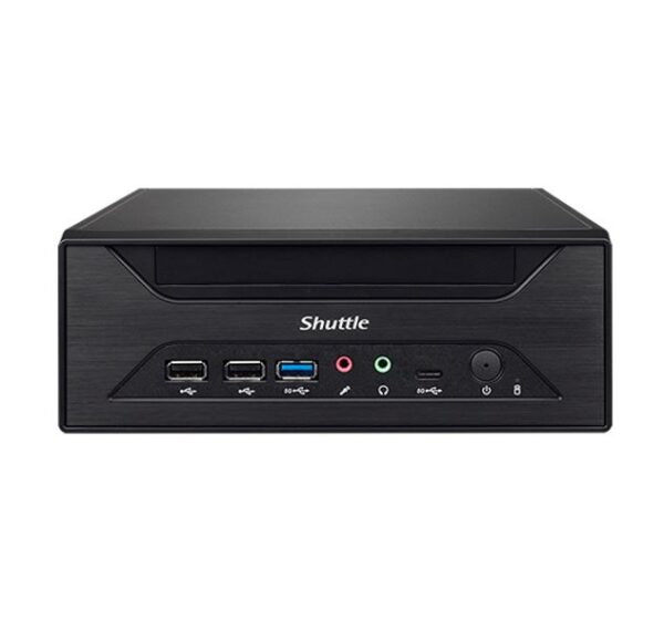 Shuttle XH610 XPC Intel 14th/13th/12th Gen LGA1700 socket, 3L, H610, 2x LAN, 2x COM, HDMI, DP, VGA,  3x 2.5' HDD/SSD, 120W